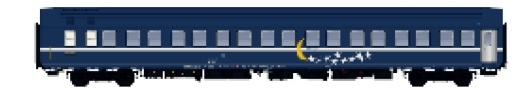 L.S. Models LS47072 - H0 - Schlafwagen T2S Mond und Sterne, ÖBB, Ep. V